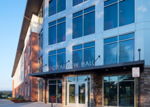 Columbus State Clearview Residence Hall entrance
