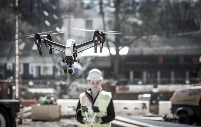 laura prosser flying drone