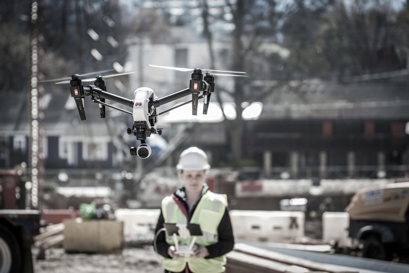 laura prosser flying drone